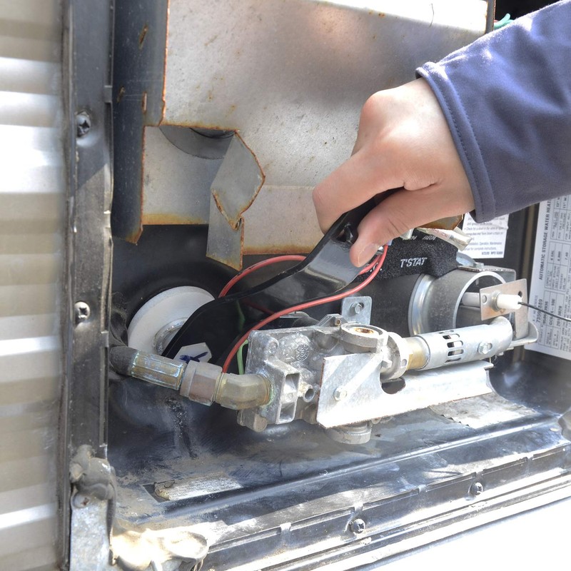 RV Water Heater Drain Plug Kit, Include Angled Wrench, 4