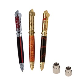 Penn State Industries PKFIRESS Firefighter 'Push & Lock' Pen Kit Starter Package Woodturning Project