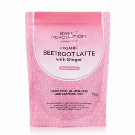 Sweet Revolution Organic Beetroot Latte with Ginger Barista Blend (1 x 500g) Catering Pack. Gluten Free, Dairy Free, Refined Sugar-Free.