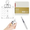 Watercolour Travel Set with 8 Compartments in Pocket Size for