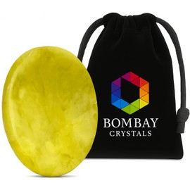 Serpentine Thumb Gem – Natural Polished Green Crystal with Thumb Indent | Smooth Pocket-Sized Oval for Grounding, Calm Focus, Daily Mindfulness & Energy Practice