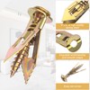 PAGOW 90 Pcs Self-Drilling Anchors, Anchors and Screws for Heavy