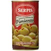 Serpis Olives Stuffed with Red Pepper, 12.34 Ounce (Pack of