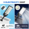 Solar Street Lights Outdoor, Solar Lamp IP66 Waterproof Security Flood