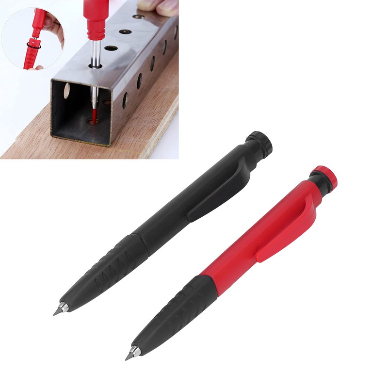 2Pcs Carpenter Pencil Marker Scribing Tool Set Kit with 12Pcs