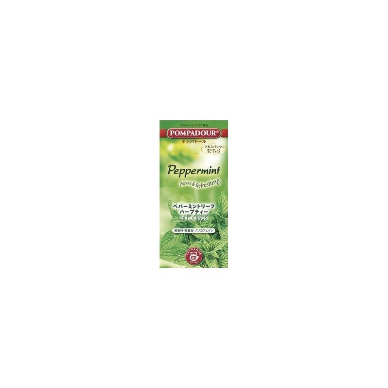Pompadour Peppermint Leaf (2.25g x 10TB) x 12 Boxes