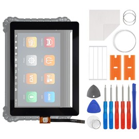 SWARK New Touch Screen Glass Digitizer Replacement Compatible with Autel MaxiSys MS906 MS906TS MS906BT with Upgraded OCA Repair Kit-NO LCD Display