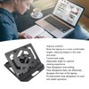 Notebook Cooling Base Plastic Angle Adjustable Portable Phone Stand Laptop