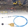 Throttle Control Line, 2m Throttle Cable Universal Excavator Throttle Cable