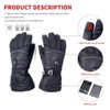 Heated Gloves 3 Heating Level Electric Gloves for Men Women