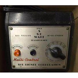 Lionel Type S Multi Control Transformer 80 watts w/ Whistle/Revers