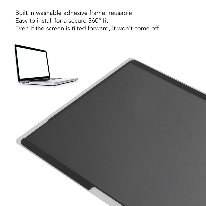 13 Inch Laptop Screen Private Filter Reusable Washable Adhesive Prevent