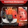 2 HP 2-Stroke Gasoline Engine Water Pump Portable,43cc Gas Powered