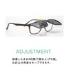 Green Glass Folding Clip Sunglasses, Instant Sunglasses, Polarized Lenses, GR-008C,