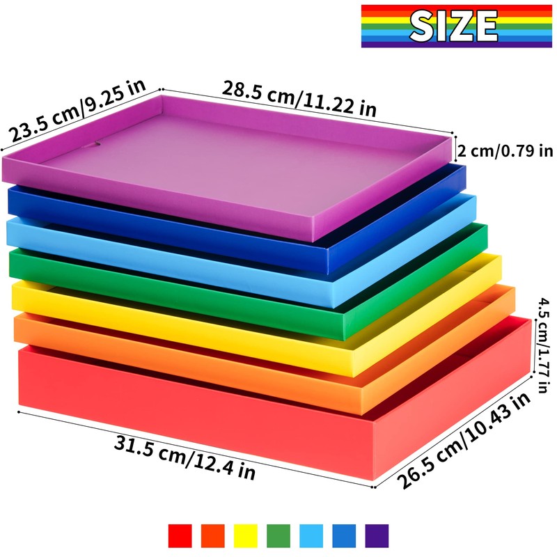 Tektalk Puzzle Sorting Trays Stackable Jigsaw Puzzle Sorters Puzzle Accessory