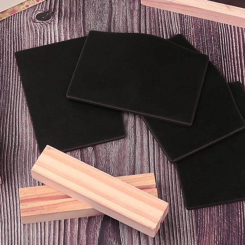 Nagoyuki 12PCS Mini Chalkboard Signs Kitchen Notes Chalk Boards Small