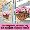 LaLaGreen Large Wall Planter Outdoor - 2 Pack, 14 Inch