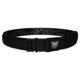 Tactical Gun Belt with Talon Buckle - Adjustable Tactical Gun Belt for Concealed Carry with Quick Release Buckle & Elastic Magazine Carrier - Gun Holster Belt for Pistols - S (24"-28")