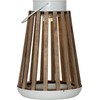 Star LED Solar Lantern 'Catania', Wood/Metal, 19 x 28 cm