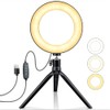 6" Ring Light with Stand & 10 Brightness Level，Selfie Light