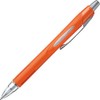 Uni Jeststream Alpha-Gel Grip, 0.7mm Ballpoint Pen, Orange Silver Body (SXN25007M.4)