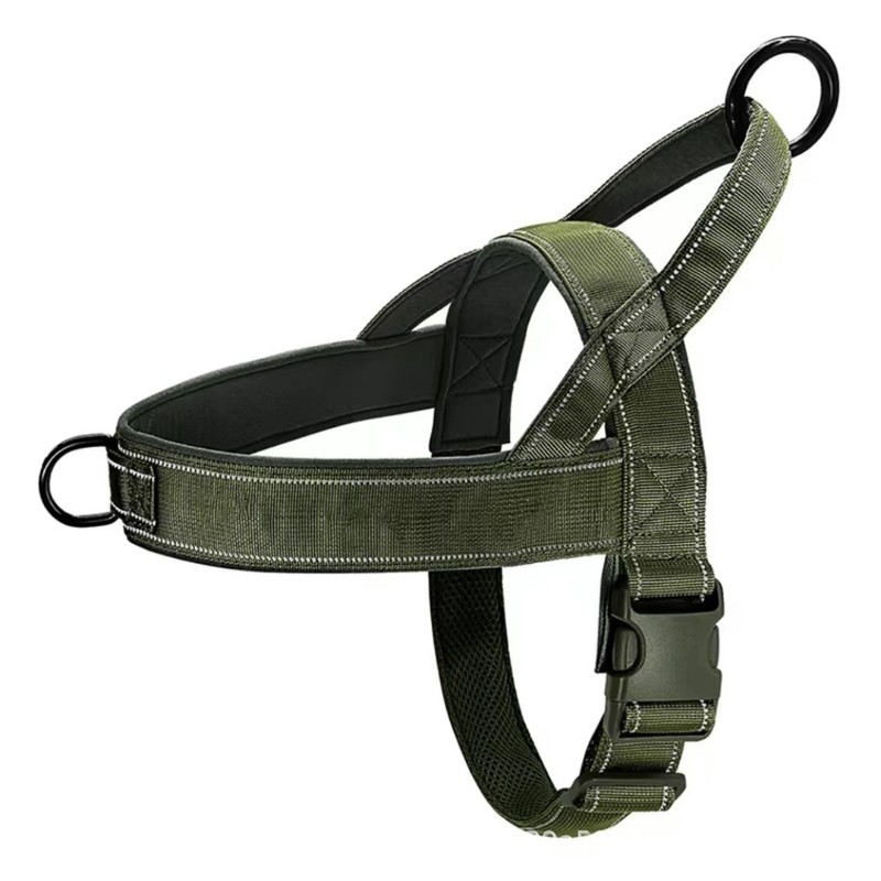 Adjustable No-Pull Dog Harness for Large Dogs – Padded Vest
