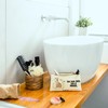 Mr. & Mrs. Panda Make Up Bag Rabbit Sitting, White,