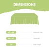 Pureegg Table Cloth - Polyester Table Cloth for Rectangle Table,
