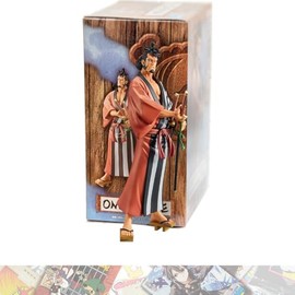 Kin'emon: 17cm DXF The Grandline Men Statue Figurine Vol.27 Bundled with 1 A.C.G. Compatible Theme Trading Card (88081)