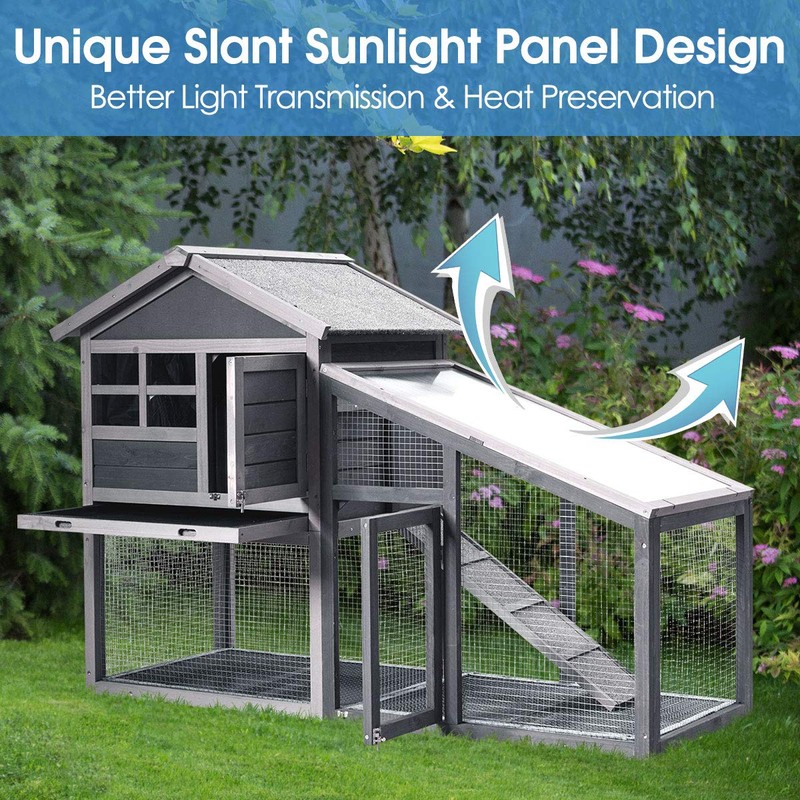 PETSITE Chicken Coop Run, Rabbit Hutch Small Animal Houses &
