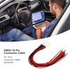 2 Pcs OBD2 16 Pin Connector Cable OBD Diagnostic Extension