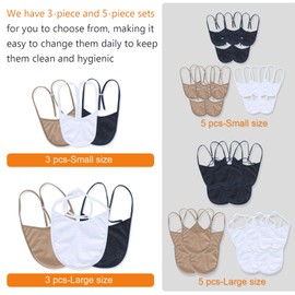 EHUCONELDEX Tracheostomy Neck Stoma Cover with Adjustable Strap,Breathable Laryngectomy Cover-Neck Trachea Protector for Tracheostomy Care (Navy-5Pcs, Small)