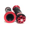 nakira Bike Grip, Rubber, Aluminum, Bar End, General Purpose, Hex