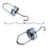Roauend 5 Packs Rotating Swivel Hook for Powder Coating Painting,