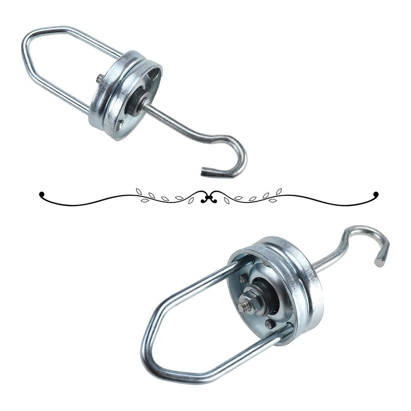 Roauend 5 Packs Rotating Swivel Hook for Powder Coating Painting,