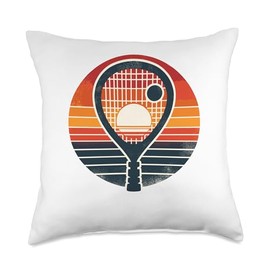 Squash Racket Squash Player Racquetball Throw Pillow