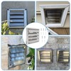 6" Metal Outdoor Dryer Vent Cover, Stainless Steel Exhaust Vent
