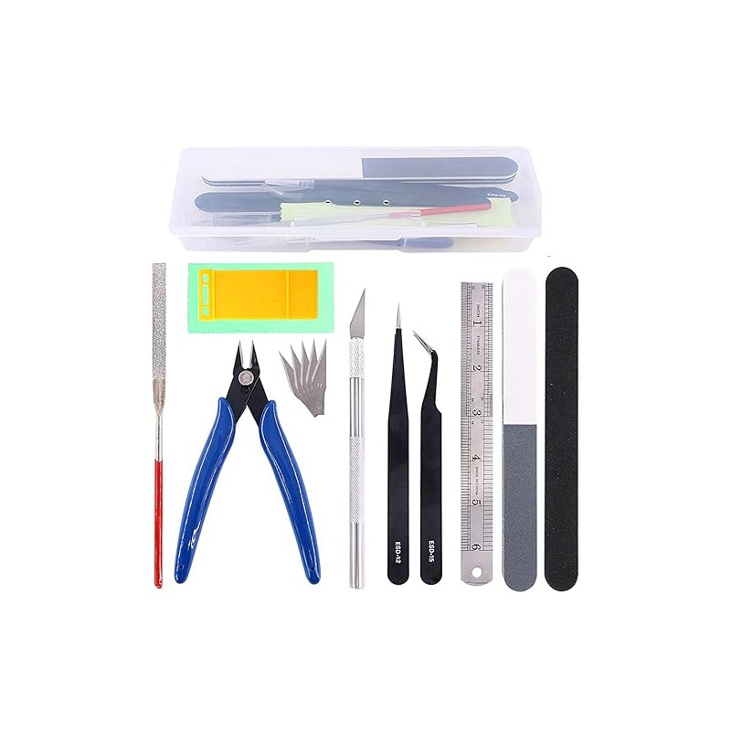Qovydx 15Pcs Gundam Model Tools Kit Gunpla Tool Kits Modeler