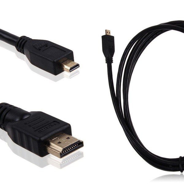 Durpower 3FT Micro HDMI Video/Audio Output HDTV TV Cable Lead