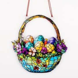 DuduCraft Easter Gifts, Easter Crafts,Kits,Supplies, Decorations, Classroom Gifts, Nativity Ornament (1, Eggs)