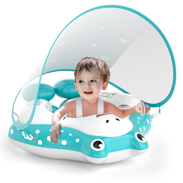 Baby Pool Float with Canopy, Cellulera Inflatable Toddler Pool Float