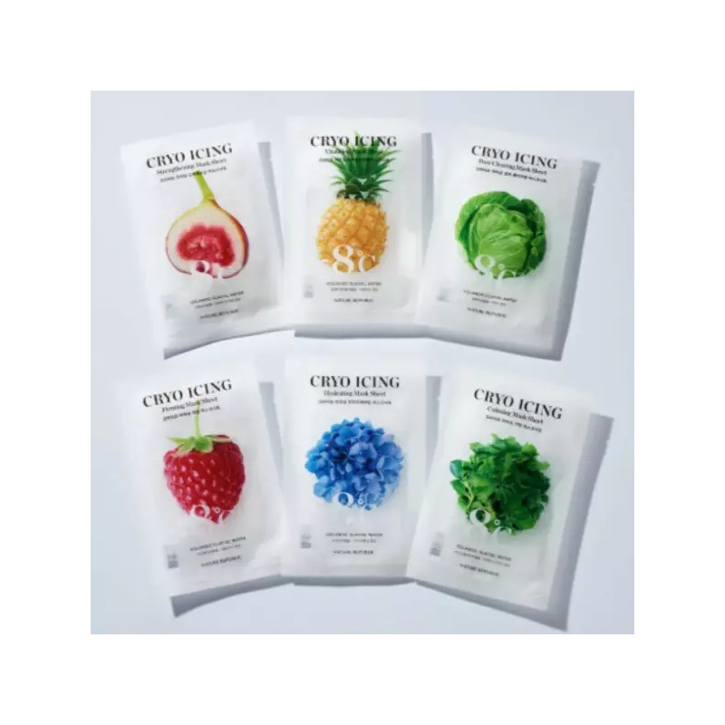 Nature Republic 네이처리퍼블릭 마스크팩 크라이오 아이싱 퍼밍 10매 Nature Republic