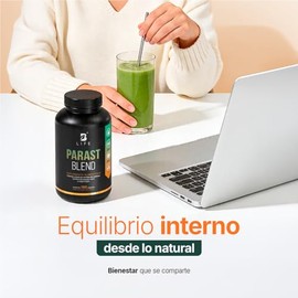 Life Parast Blend 180 Cápsulas Mezcla Nogal Negro Papaya 810mg Por Porción Apoyo Digestivo
