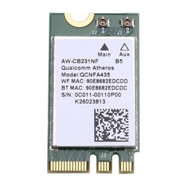 Tarjeta Inalámbrica QCA9377 QCNFA435 Bluetooth 4.1 Tarjeta WiFi 433Mbps 802.11AC 2.4G/5Ghz Adaptador de Red NGFF para Win 7/8/10