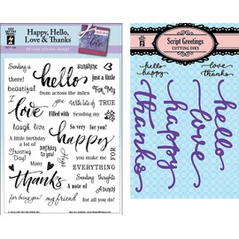 Paper Wishes – Clear Silicone Stamp and Cutting Dies Collection | Tools for Scrapbooking, Cardmaking, Gifts and All of Your DIY Crafting, Art and Creative Projects - Inspiration at Your Fingertips