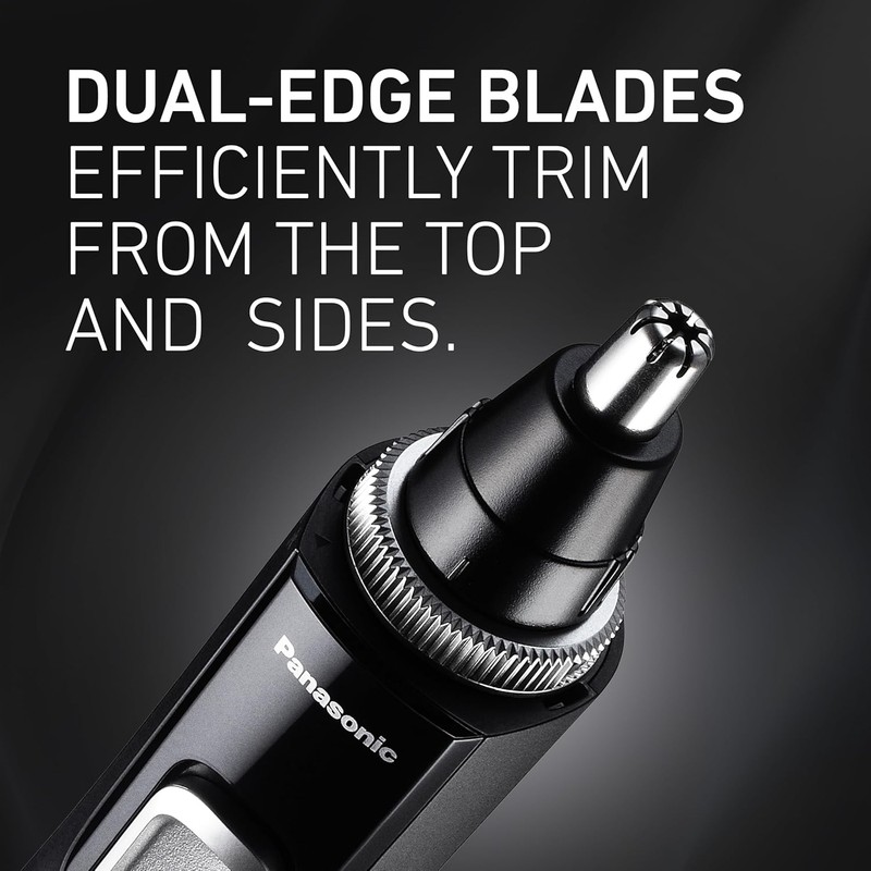 Panasonic Ear and Nose Hair Trimmer for Men with Vacuum