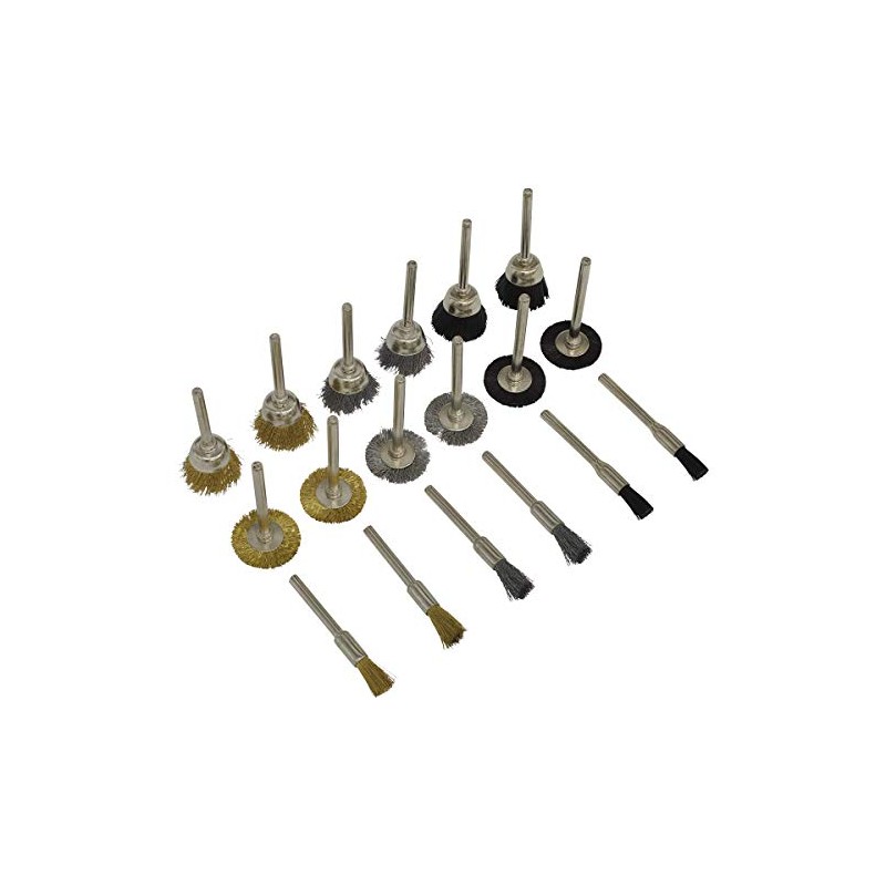 Sealey RTA18WB 18pc Rotary Tool Brush Set