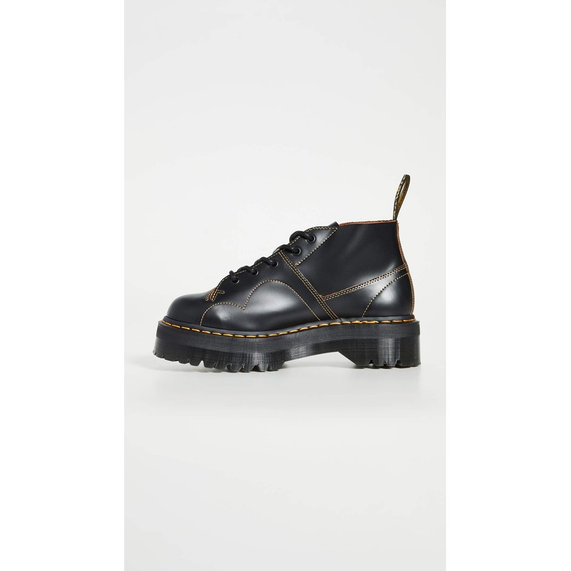 Dr. Martens Unisex 5 Eye BootCombat Boot, Black Vintage Smooth,