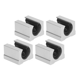 4Pcs SBR16UU Aluminum Alloy Linear Motion Slider Block 16mm Aluminum Block Bearing Sliding Block Replacement for SBR16 16mm Linear Guide Rail,CNC Machine Tools,Engineering Machinery,Robots