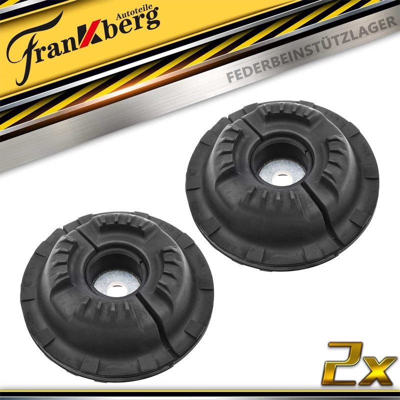 Frankberg 2 x Suspension Strut Support Bearings Front Axle Compatible